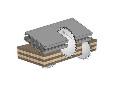 Пильные диски Мультиматериал для торцовочной пилы для дерева, фанеры, мдф, дсп, цветных металлов и пластика